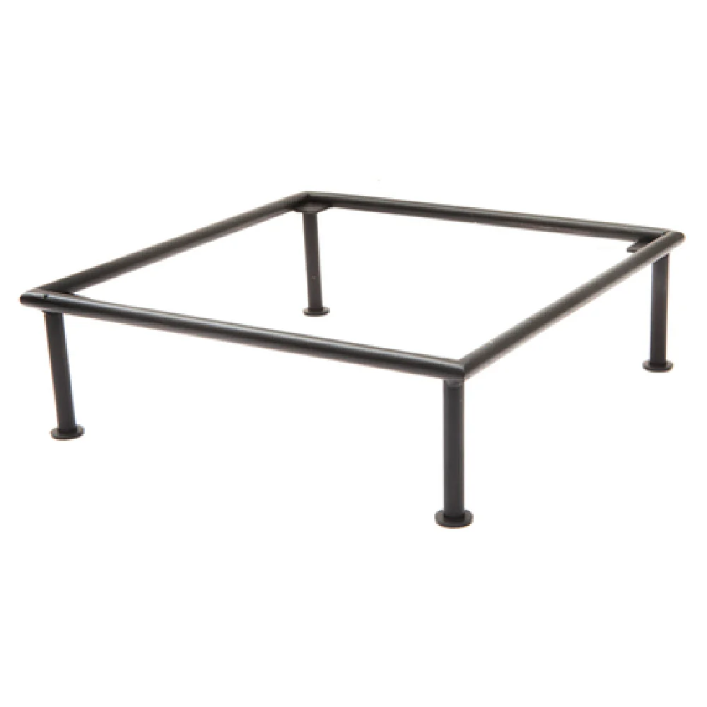 Steelite DW073112124BK 12 Inch Square Riser Black 18/10 Stainless with Tile Riser Steelite DW073112124BK 12 Inch Square Riser Black 18/10 Stainless with Tile Riser