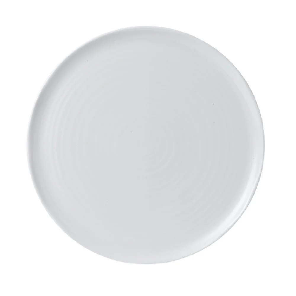 Arc Cardinal FN899 12.5 Inch Coupe Plate Organic White Vitrified Ceramic Arc Cardinal FN899 12.5 Inch Coupe Plate Organic White Vitrified Ceramic