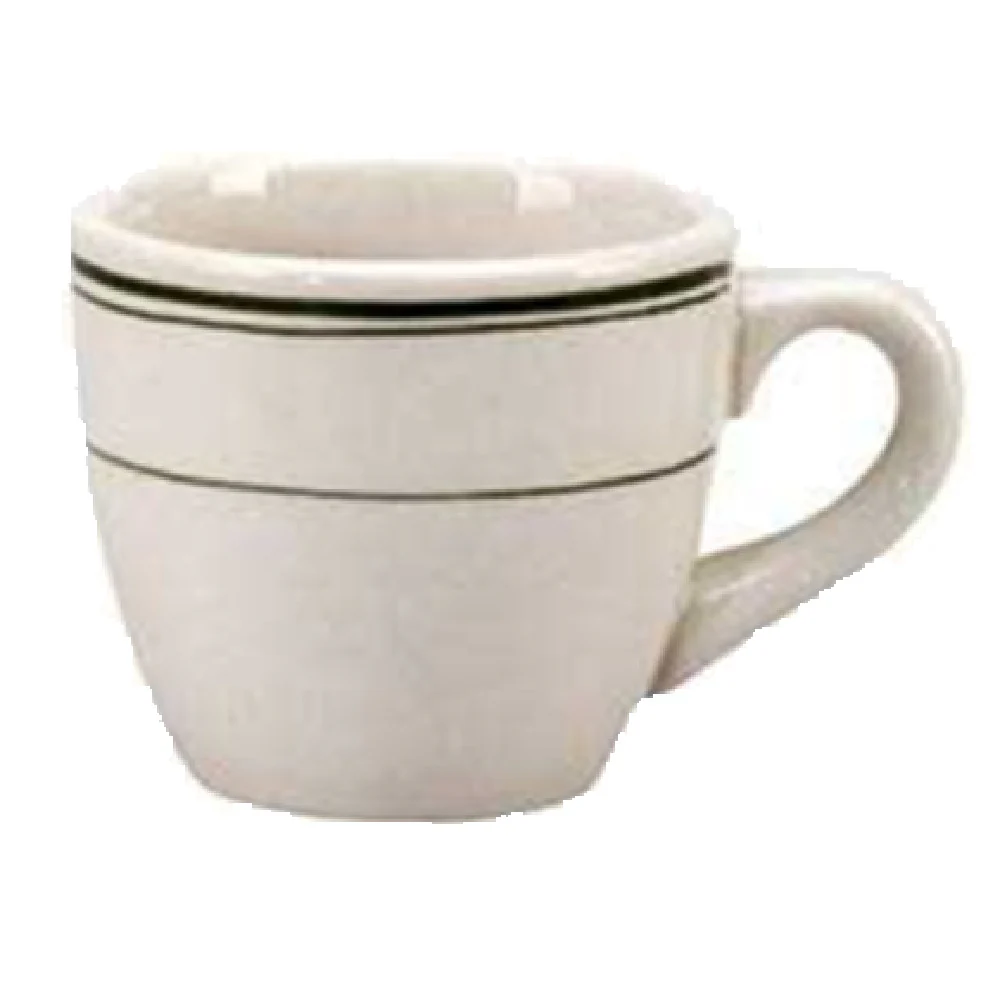 Vertex China DMG-35 3-1/2 Oz A.D. Cup With Handle White Vitrified China