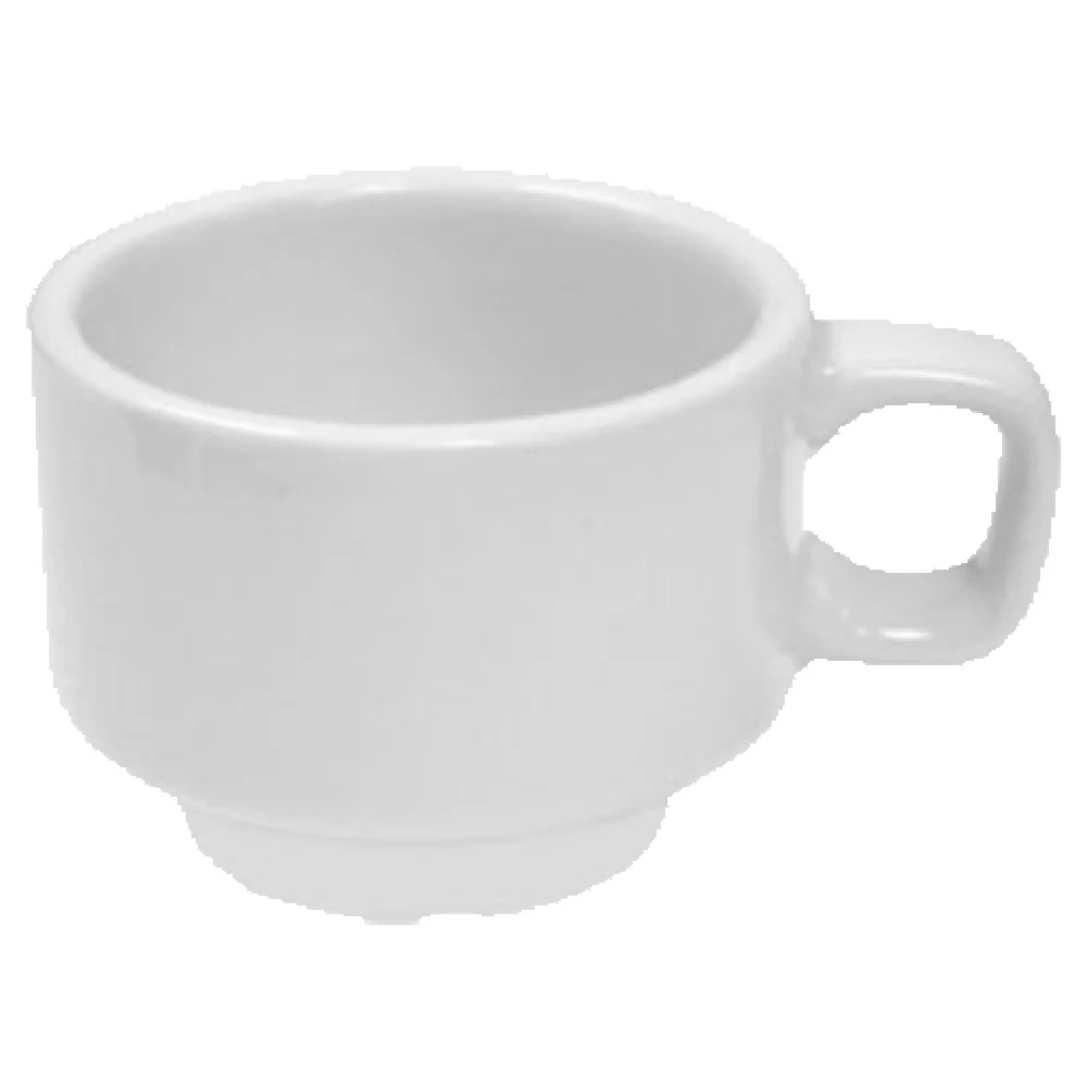 Vertex China B-50 3 Oz A.D. Cup Stackable Porcelain White 3-3/8 Inch