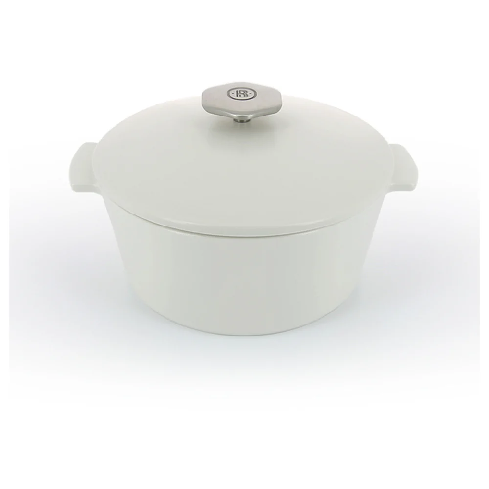 Revol 649818 84-3/4 Oz Cocotte with Satin White Lid Ceramic Casserole Dish Revol 649818 84-3/4 Oz Cocotte with Satin White Lid Ceramic Casserole Dish