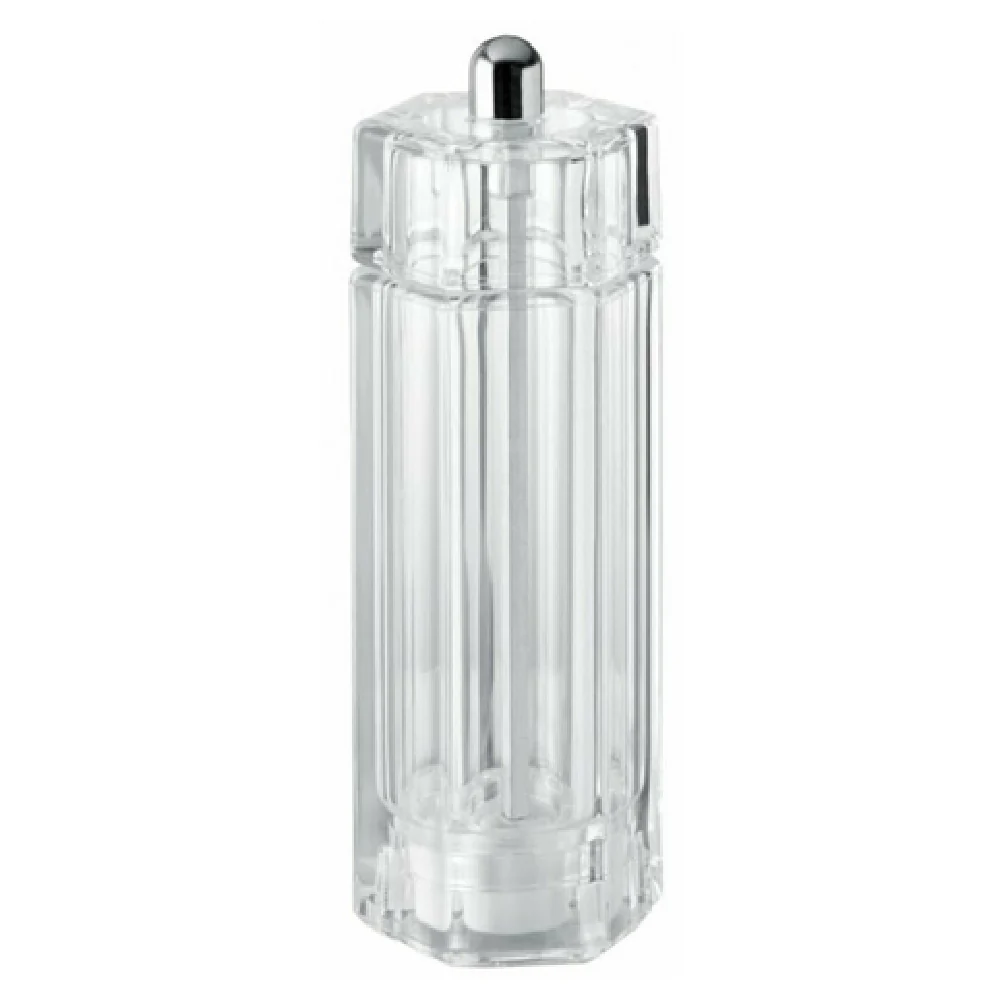 Omcan 43704 5 Inch Tall Salt Mill with Tempered Steel Mechanism Made in Italy