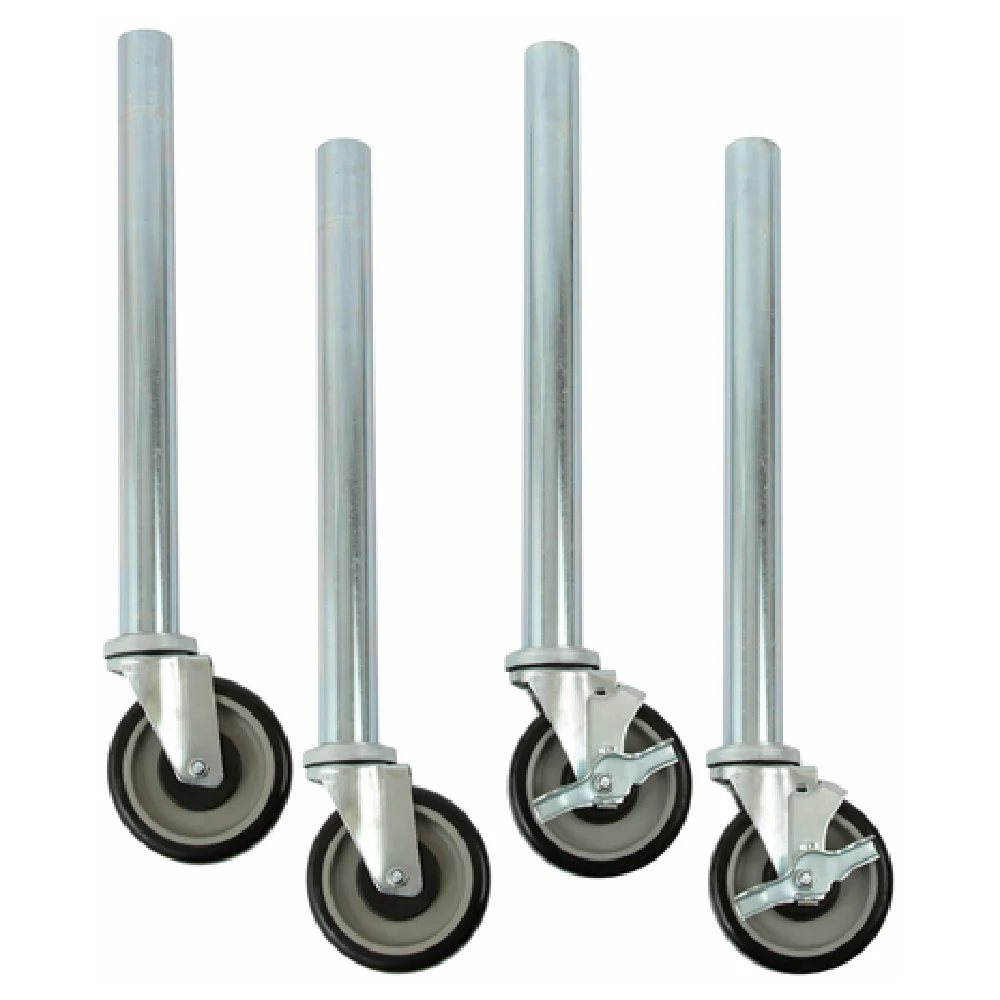 Royal Industries ROY ES GLC 4 Leg/Caster Kit (4) 1-5/8