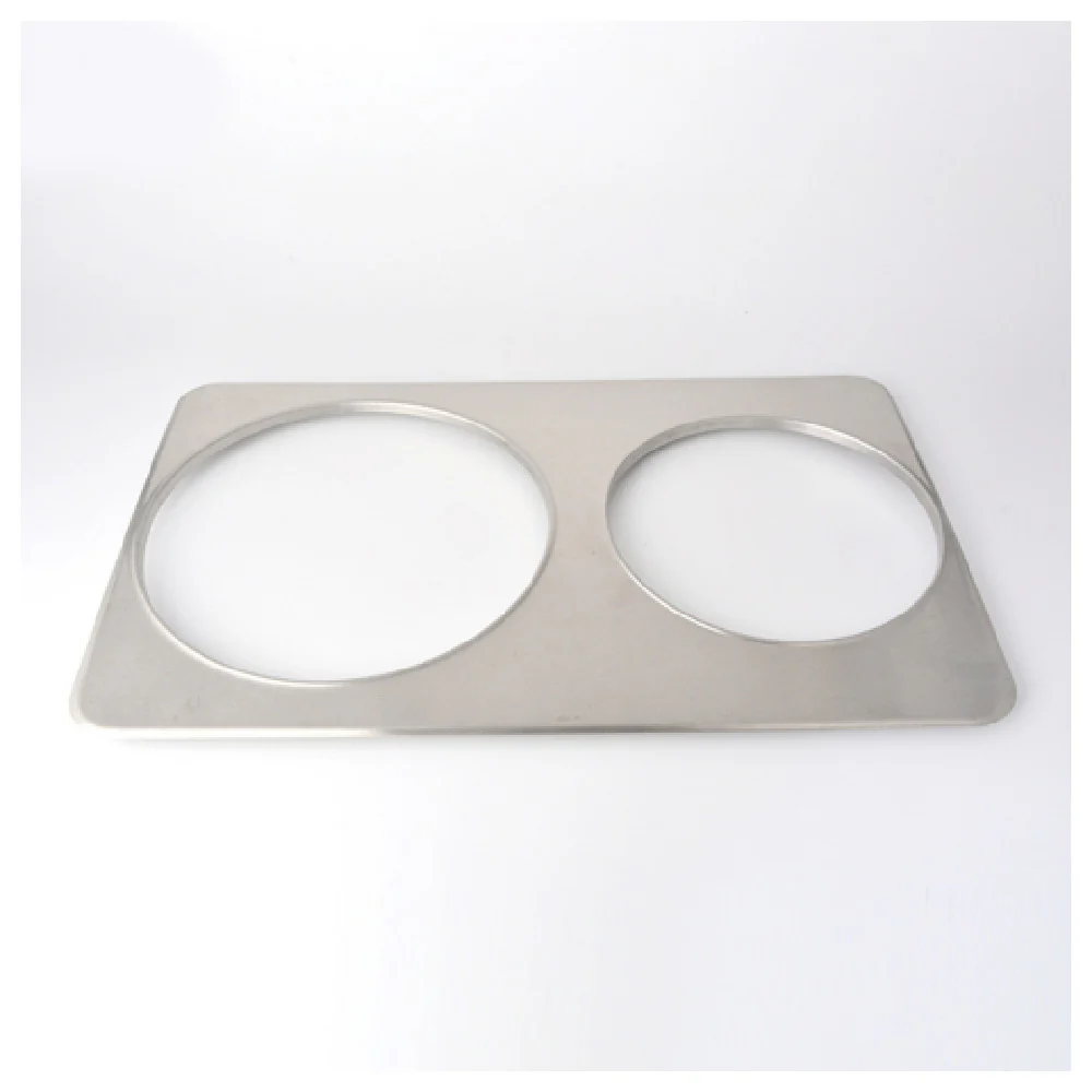 Omcan 46369 Diameter 8-3/8 to 10-3/8 Inch Adapter Plate Stainless Steel with Inset Holes