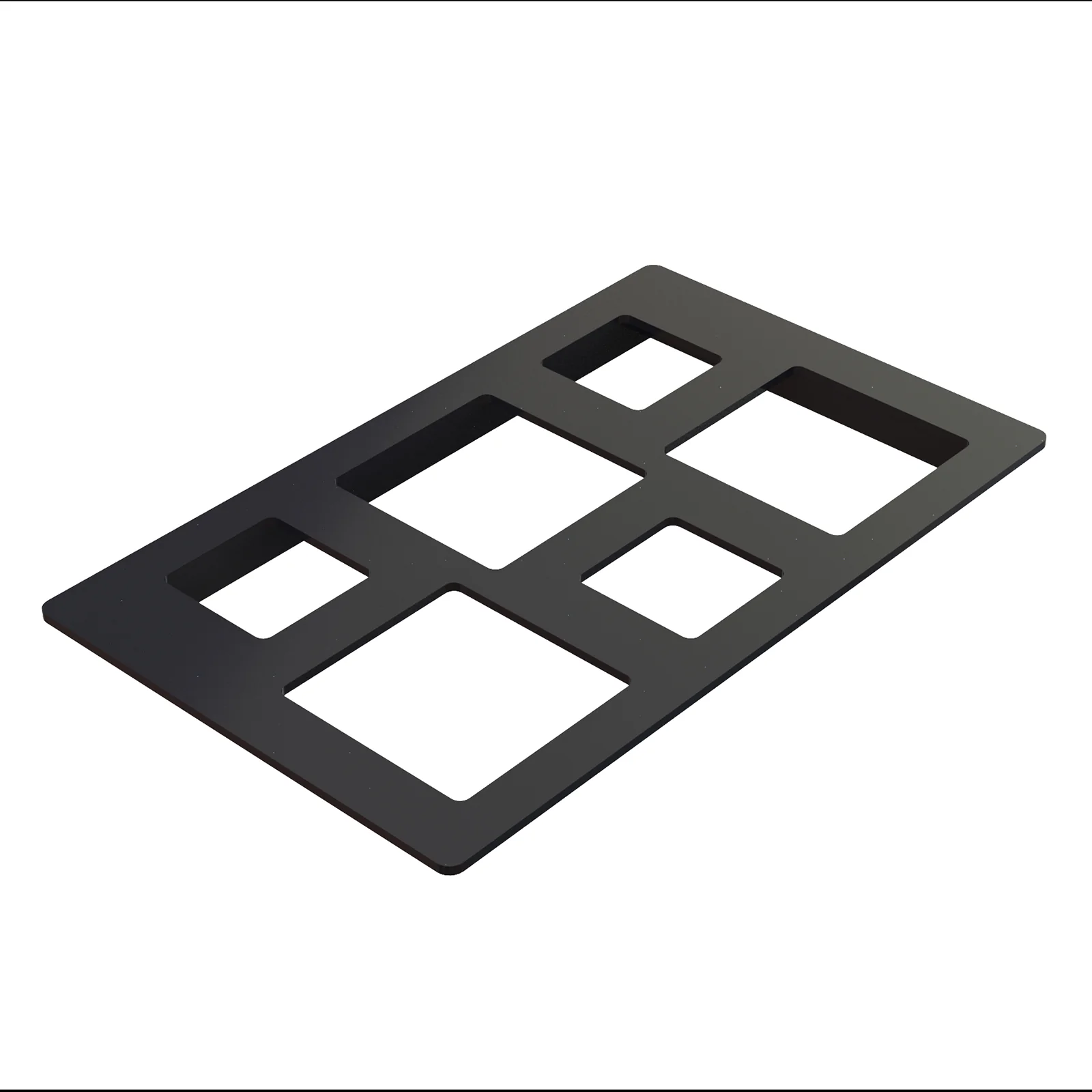 Tablecraft CW5108MRS 12-7/8 Inch Cold Food Template Single Well Aluminum Duracoat Maroon