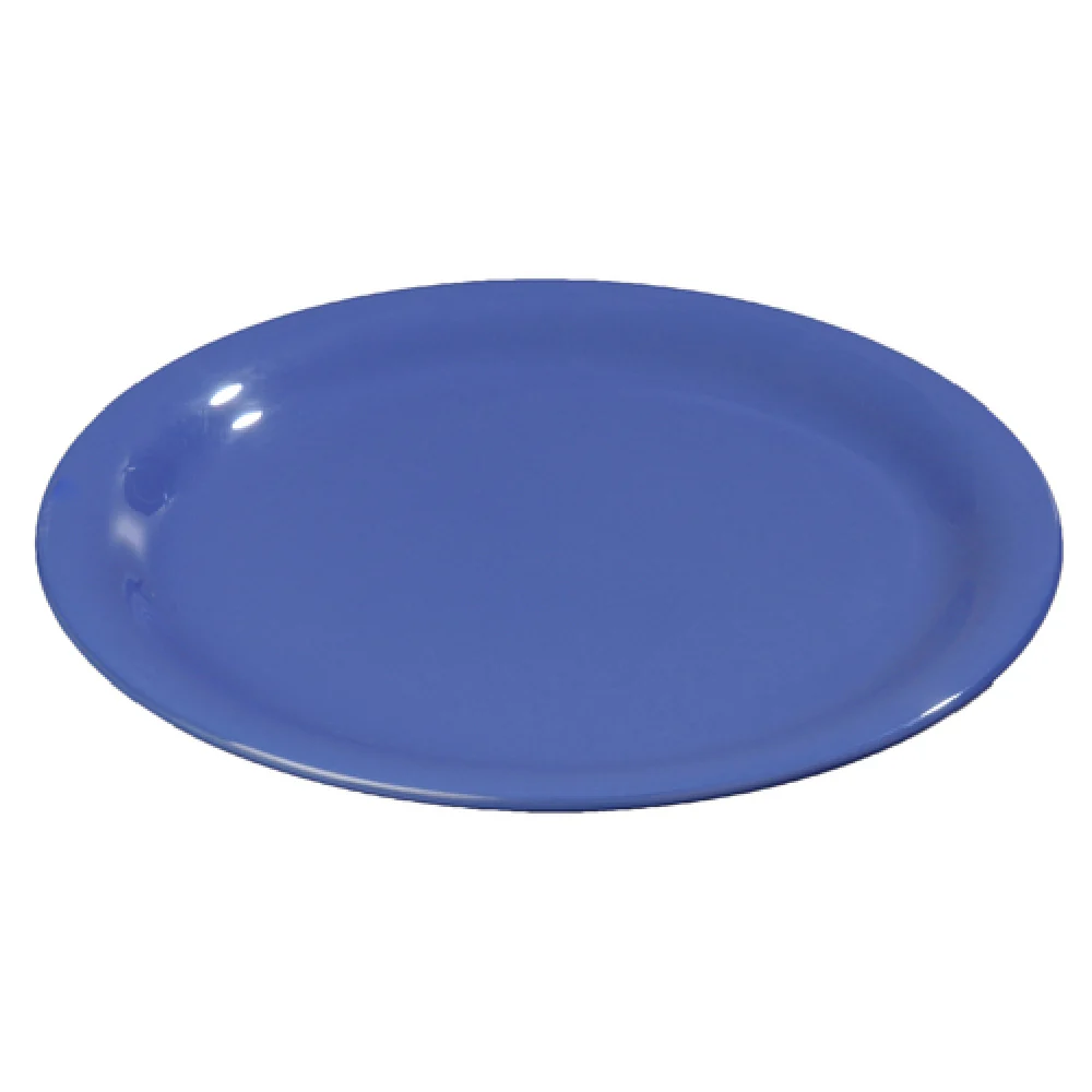 Carlisle 3300414 9 Inch Narrow Rim Plate Melamine Ocean Blue BPA Free Carlisle 3300414 9 Inch Narrow Rim Plate Melamine Ocean Blue BPA Free