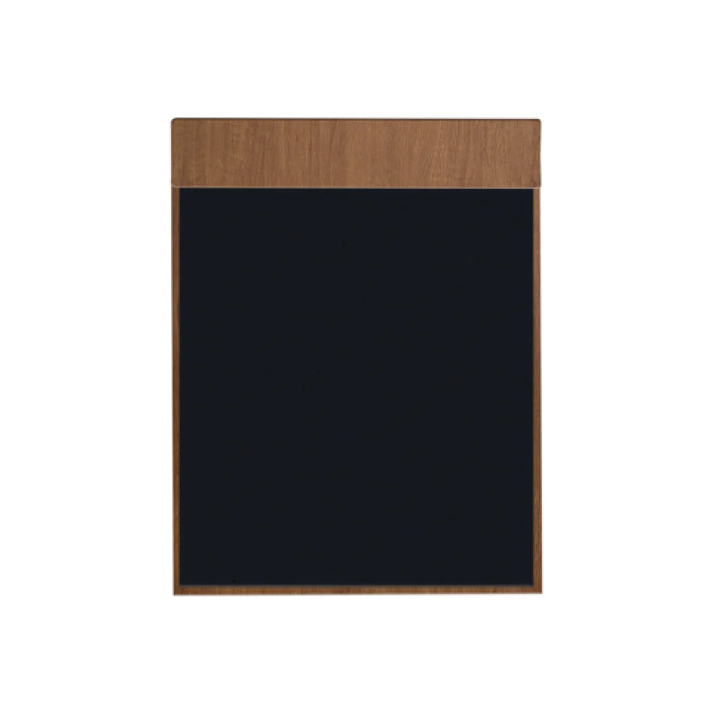 Risch MMB-SHER 8.5X11 Menu Cover 8-1/2 Inch Faux Wood Hardback