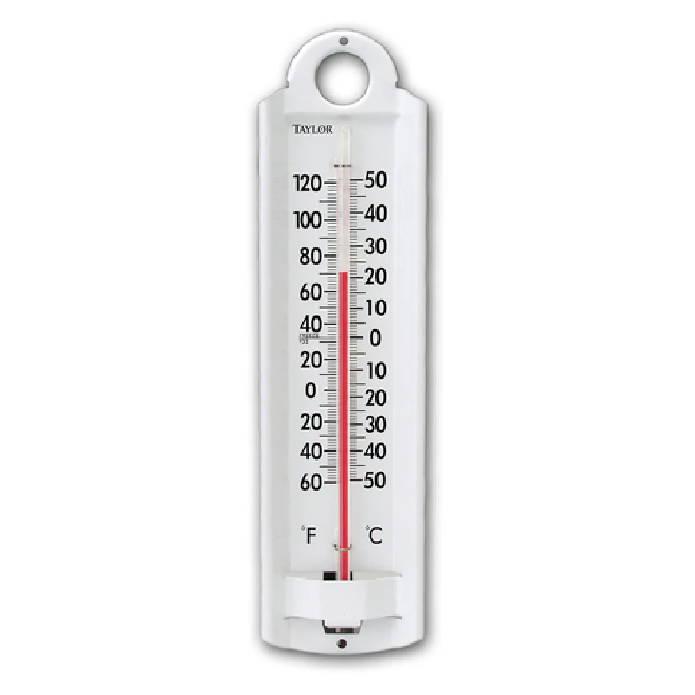 Taylor 5135N Wall Thermometer -60 to 120 F Aluminum Weather Resistant Taylor 5135N Wall Thermometer -60 to 120 F Aluminum Weather Resistant