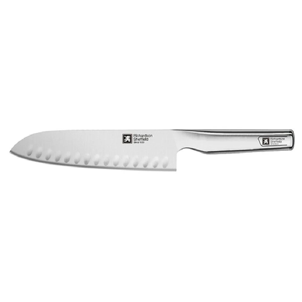 Arc Cardinal FN184 7 Inch MoV Steel Blade Santoku Knife Stainless Steel Handle