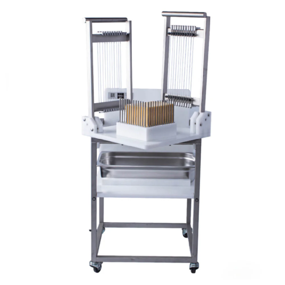 BOSKA Professional Cheese Equipment 512034 Boska Cheese Blocker Pro+ 12 Mm Incl. Pivot Table 17.32''W X 17.32''D X 35.43''H