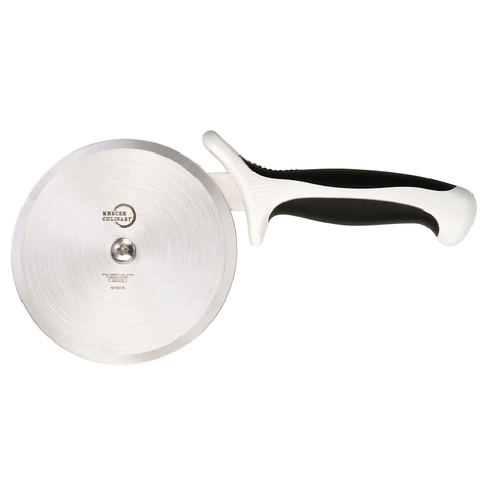 Mercer Culinary M18615WH 5 Inch High-carbon Japanese Steel Pizza Cutter with Ergonomic Handle