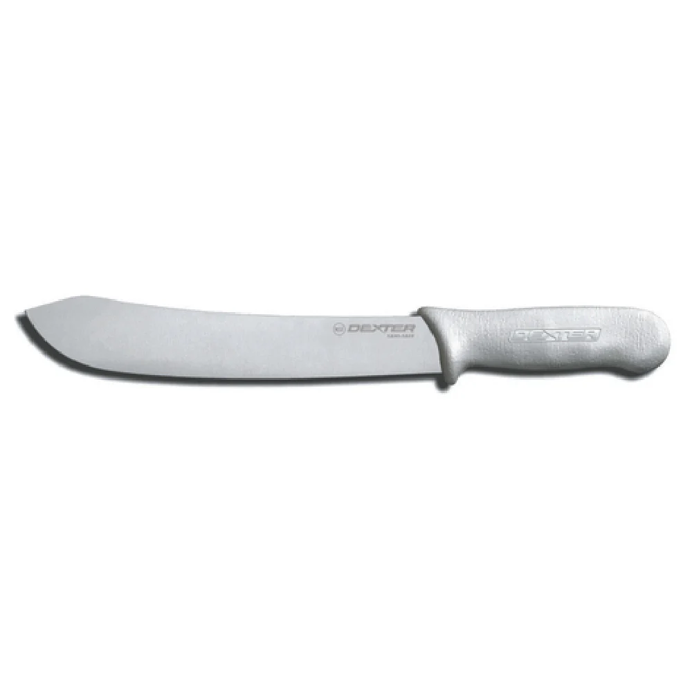 Dexter Russell S112-10PCP 10 Inch Butcher Knife Stain-free High-carbon Steel White Handle Dexter Russell S112-10PCP 10 Inch Butcher Knife Stain-free High-carbon Steel White Handle