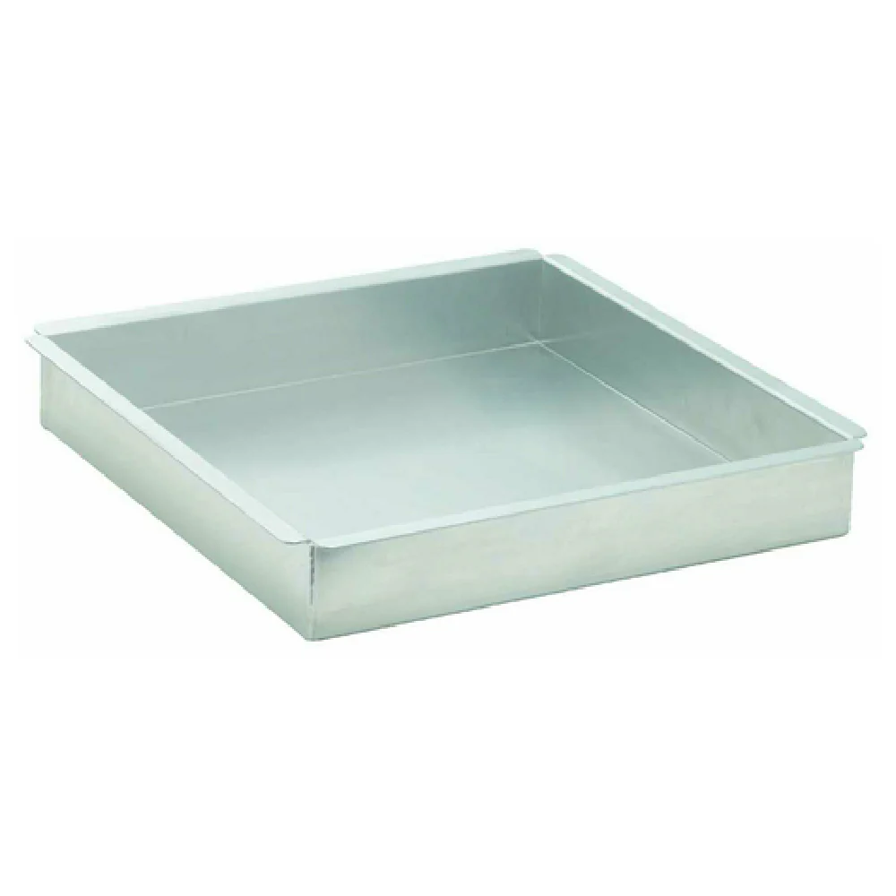 Winco ACP-1212 12 Inch Square Cake Pan 16 Gauge Aluminum with Straight Sides Winco ACP-1212 12 Inch Square Cake Pan 16 Gauge Aluminum with Straight Sides