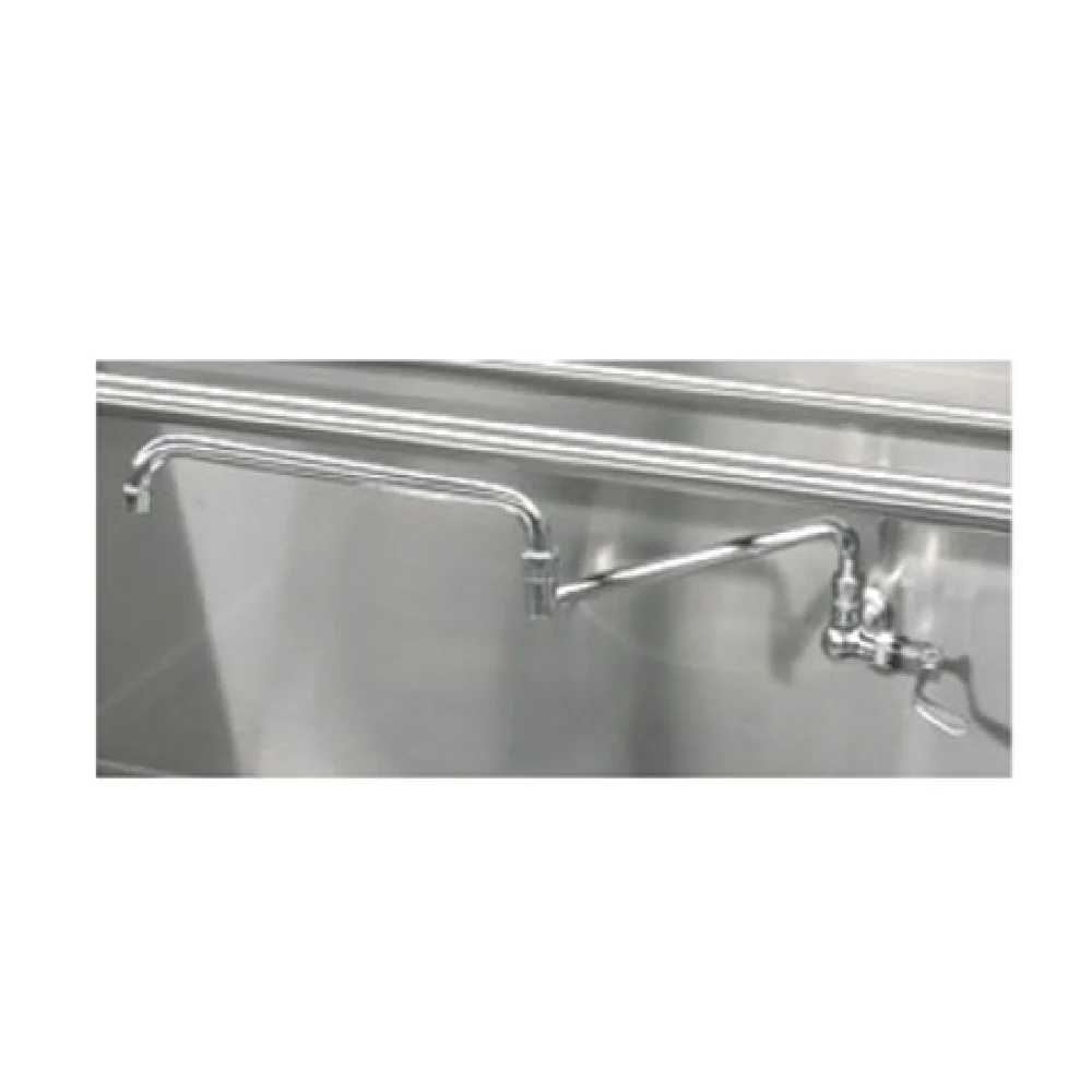 Town 229007-6 6 Inch Double-Jointed Faucet 2-5/8 Inch Shank stainless steel_WRH