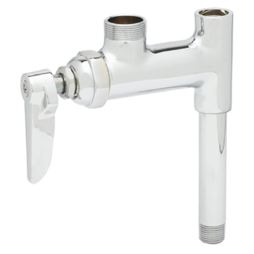 T&S Brass B-0155-01LN Single Hole Add-On Faucet with 4 Inch Nipple and Eterna Cartridge