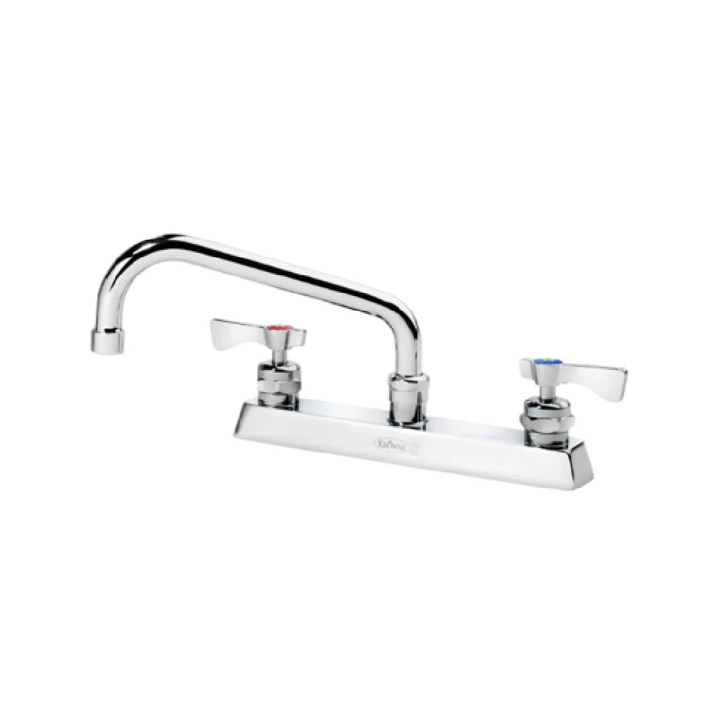 Optional 8 Inch Deck Mount Faucet with Swing Spout Lever Handles for Royal Series, Krowne 15-508L-L-E6