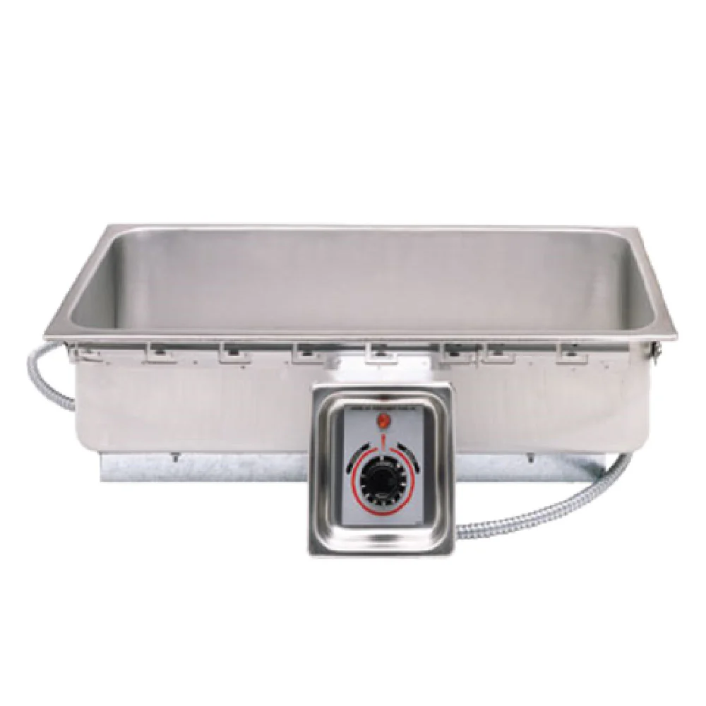 APW Wyott TM-43DULS_120/60/1 12 Inch Well Electric Food Warmer with Drain Stainless Steel