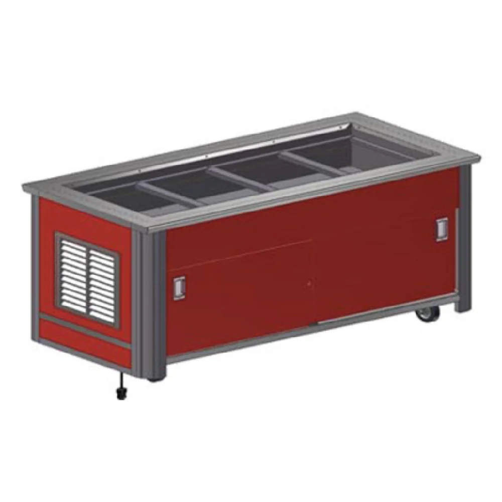 Atlas Metal BLC-2-RM-BU 36 Inch Buffet Cold Food Serving Counter with Refrigeration