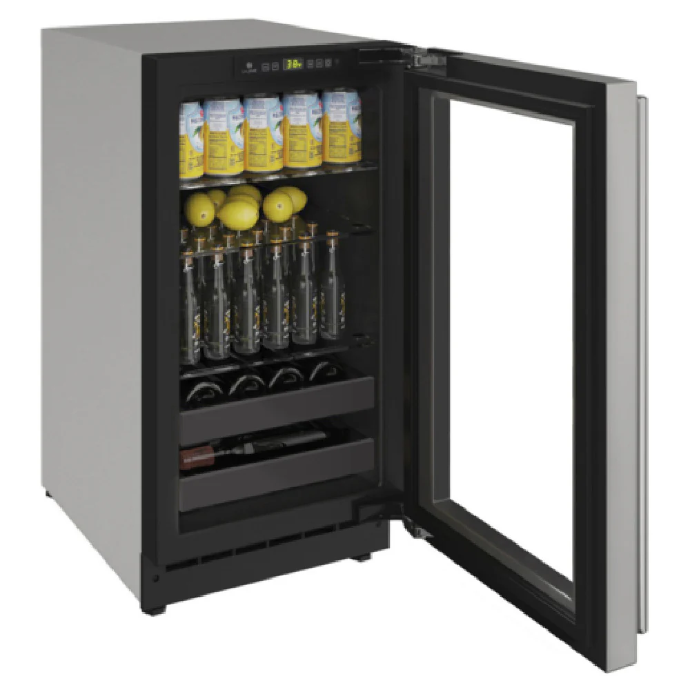 U-Line Corporation U-2218BEVS-00A 17-3/4 Inch Undercounter Refrigerator 3.4 cu. ft.