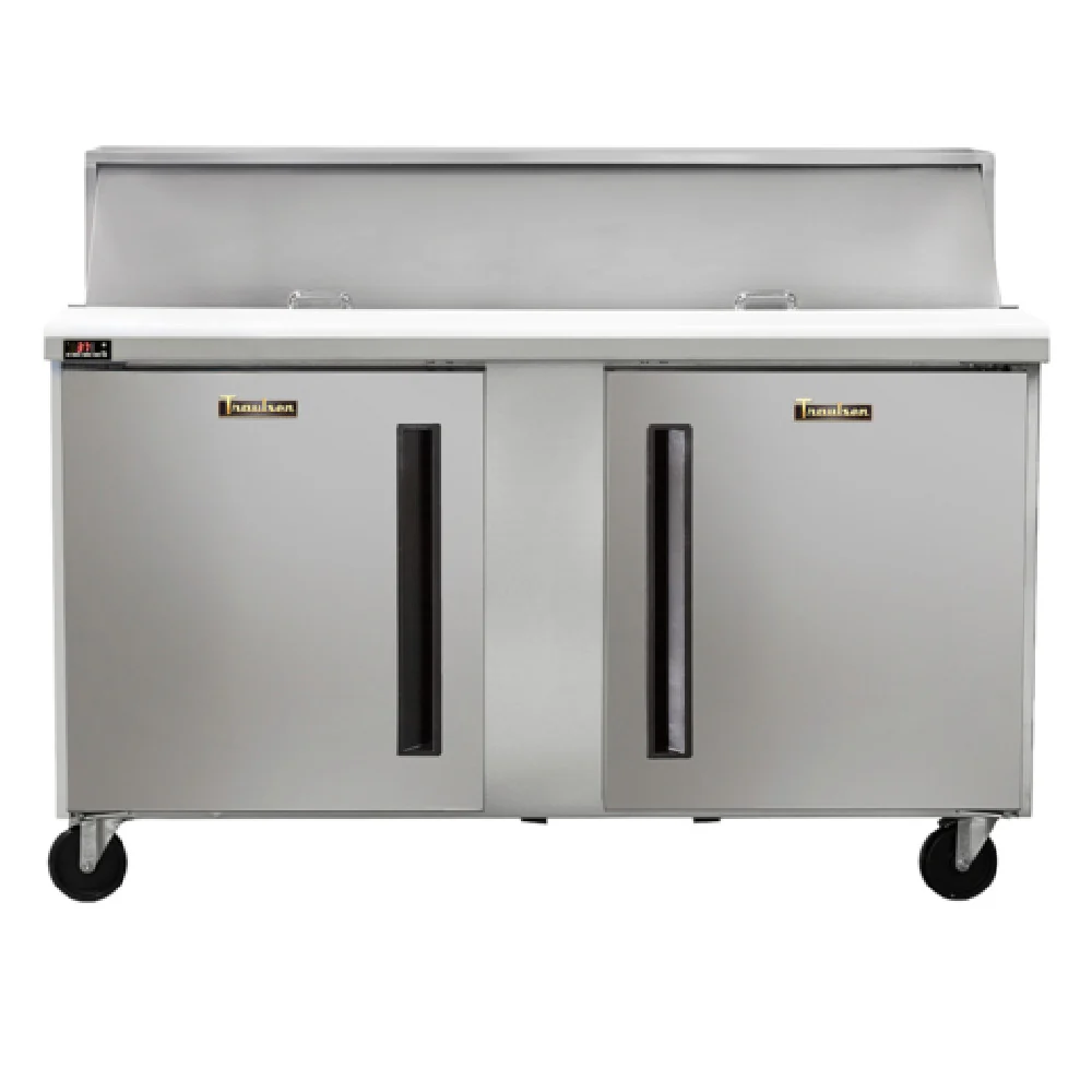 Traulsen CLPT-6016-SD-LR 60 Inch Refrigerated Counter Sandwich Unit with 2 Sections Traulsen CLPT-6016-SD-LR 60 Inch Refrigerated Counter Sandwich Unit with 2 Sections
