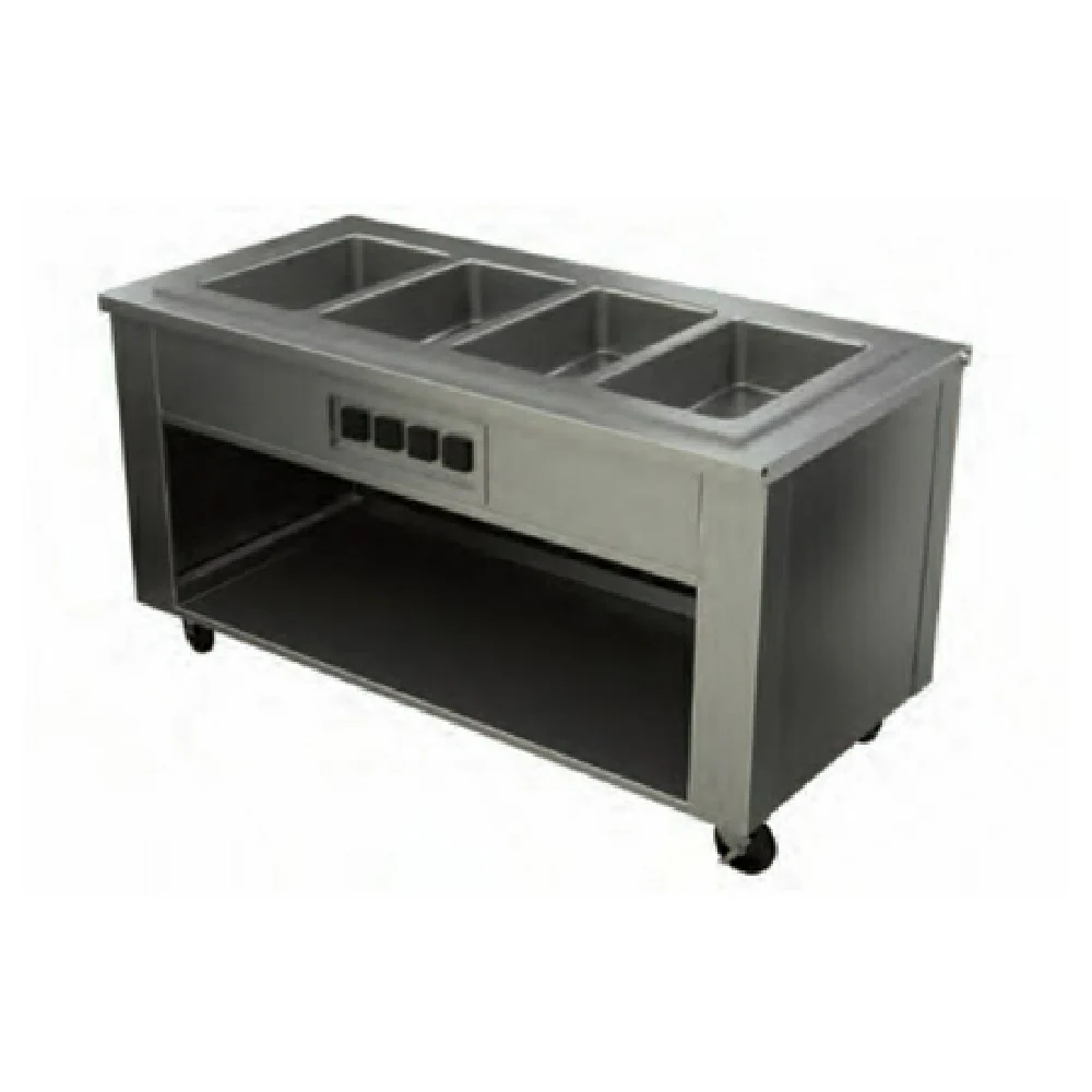 Alluserv AHF4 66 Inch Electric Hot Food Counter with Enclosed Base and Storage Alluserv AHF4 66 Inch Electric Hot Food Counter with Enclosed Base and Storage