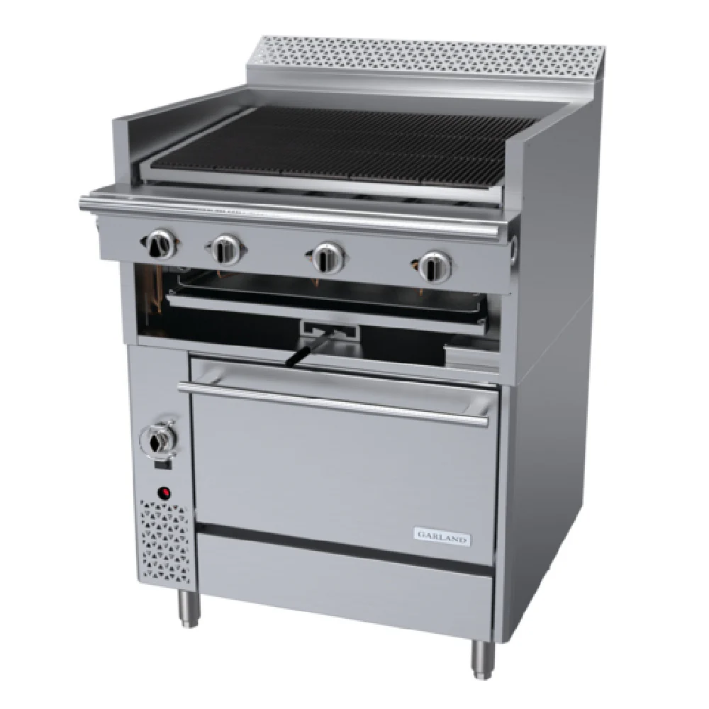 Garland C36-ABC 36 Inch Heavy Duty Gas Range with Convection Oven and Charbroiler Garland C36-ABC 36 Inch Heavy Duty Gas Range with Convection Oven and Charbroiler