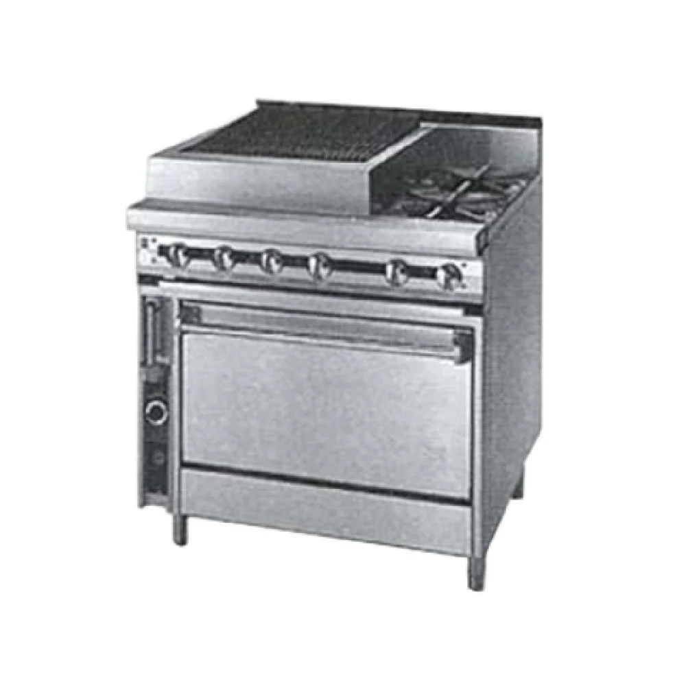 Jade Range JTRH-24B-2-36_NAT 36 Inch Gas Range with 2 Burners 155000 BTU