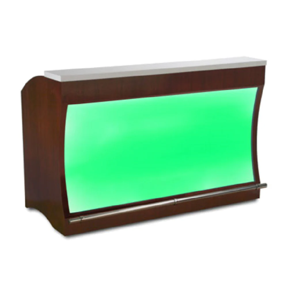 Forbes Industries 5773-6-ACRYLIC 33-1/2 Inch Portable Bar Wood Veneer with Acrylic Front Forbes Industries 5773-6-ACRYLIC 33-1/2 Inch Portable Bar Wood Veneer with Acrylic Front