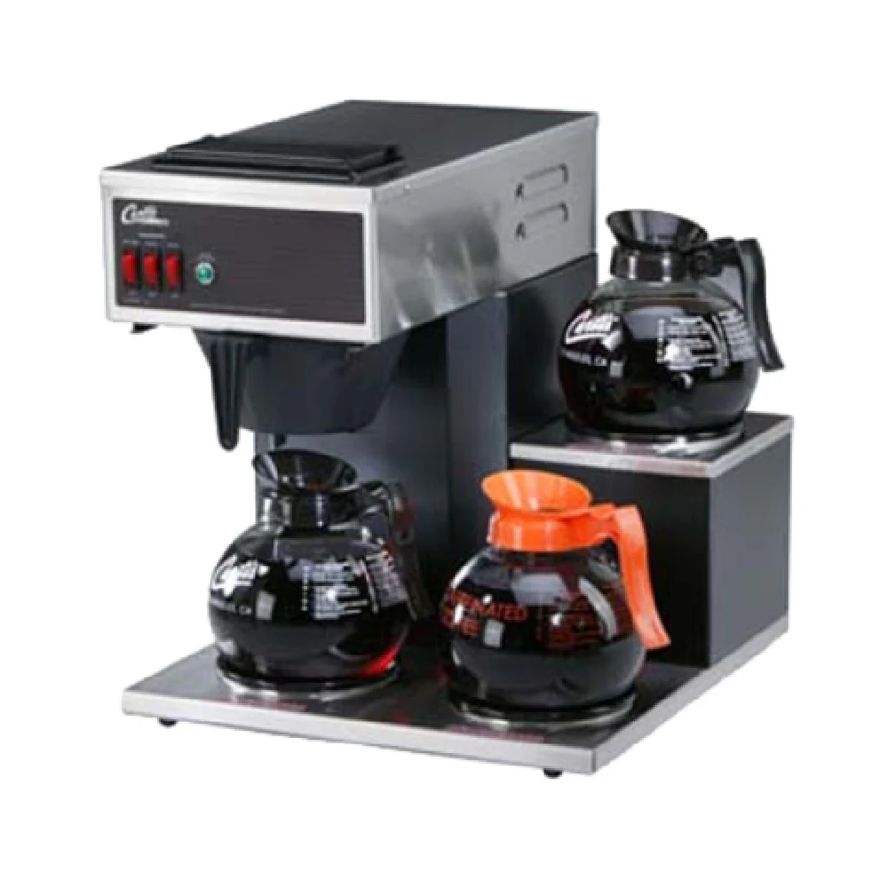 Curtis CAFE3DB10A000 16 Inch Coffee Brewer Manual Fill with 3 Warmers Curtis CAFE3DB10A000 16 Inch Coffee Brewer Manual Fill with 3 Warmers