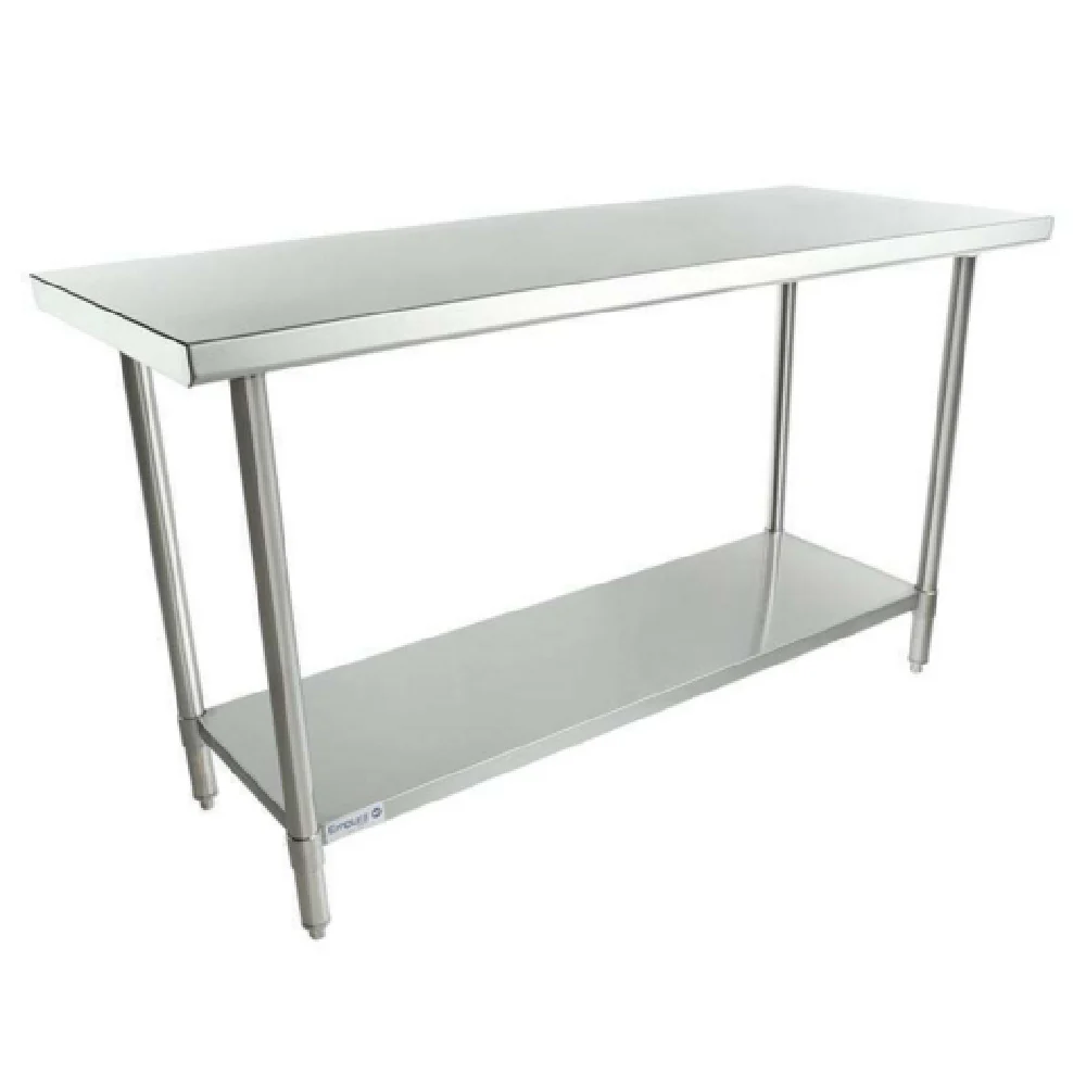 Empura SWT2460 60 Inch Super Duty Stainless Steel Work Table with Adjustable Feet Empura SWT2460 60 Inch Super Duty Stainless Steel Work Table with Adjustable Feet