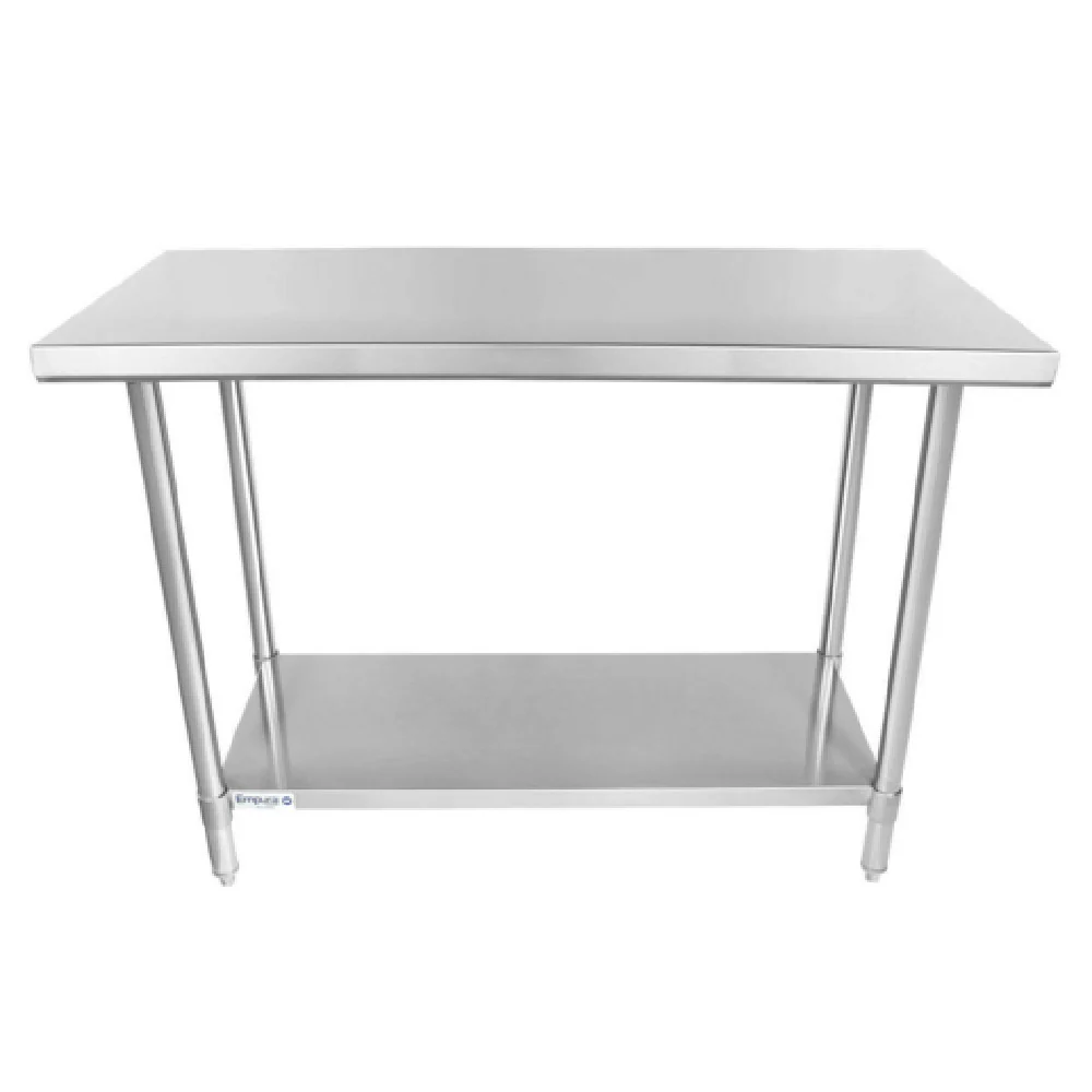 Empura SWT2460 60 Inch Super Duty Stainless Steel Work Table with Adjustable Feet Empura SWT2460 60 Inch Super Duty Stainless Steel Work Table with Adjustable Feet