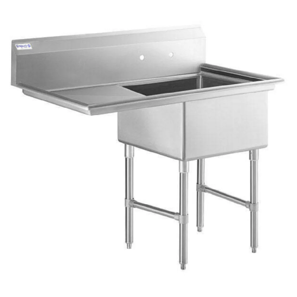 Empura EHD12424L24 50 Inch Sink with 24 Inch Bowl and Left Drainboard Stainless Steel Empura EHD12424L24 50 Inch Sink with 24 Inch Bowl and Left Drainboard Stainless Steel