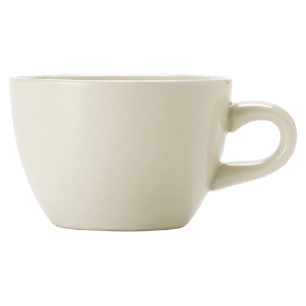 Libbey 740-901-888 8 Oz Porcelain Round Cup Cream White - Cups China