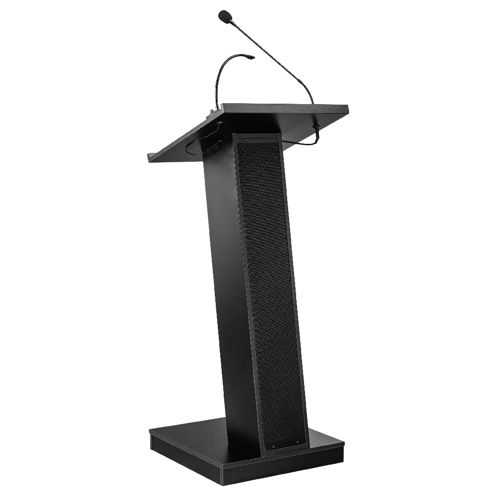 National Public Seating ZED Oklahoma Sound ZED Floor Model Podium Lectern with Sound 19 Inch National Public Seating ZED Oklahoma Sound ZED Floor Model Podium Lectern with Sound 19 Inch