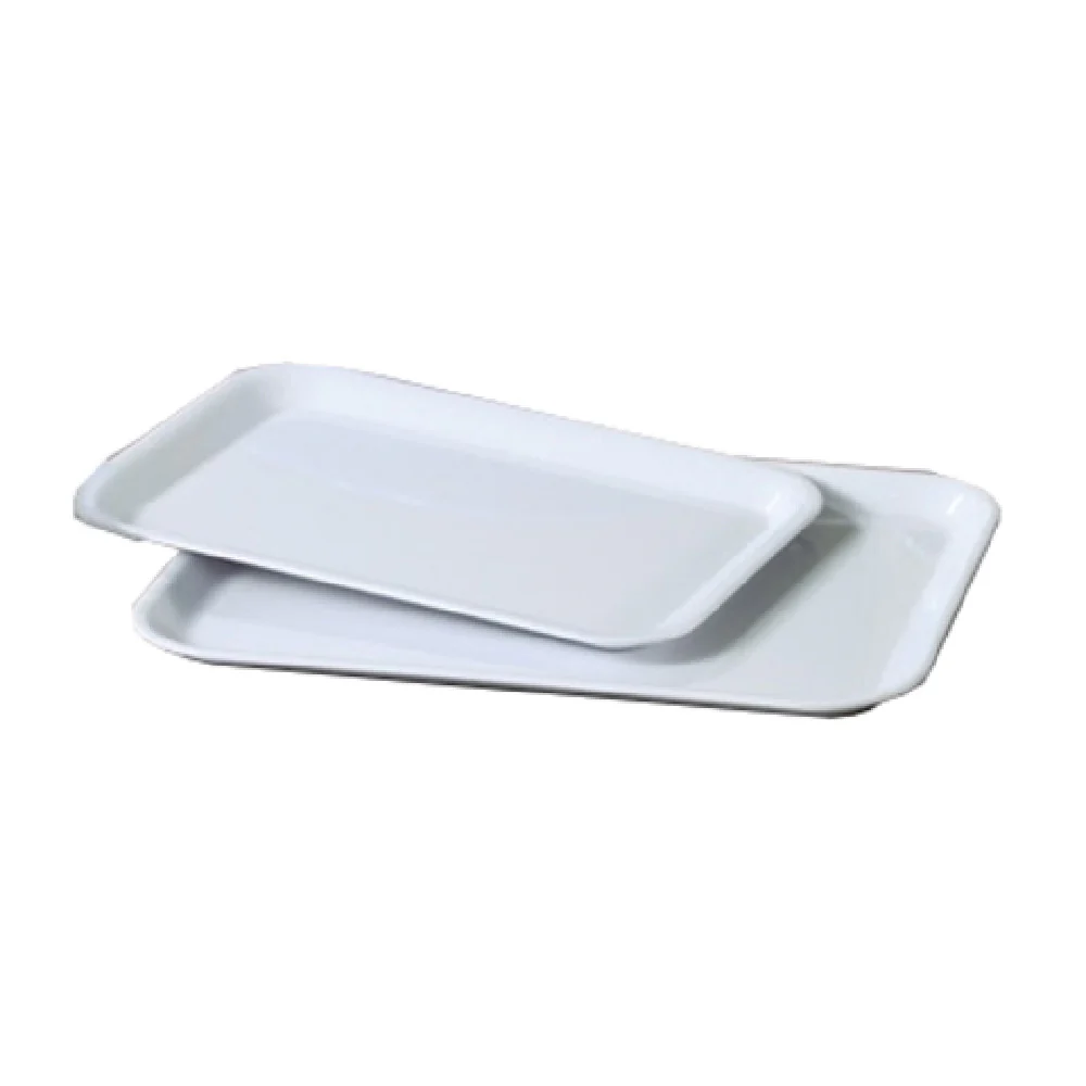 Yanco CAT-9024 13 Inch White Melamine Catering Cake Plate Dishwasher Safe