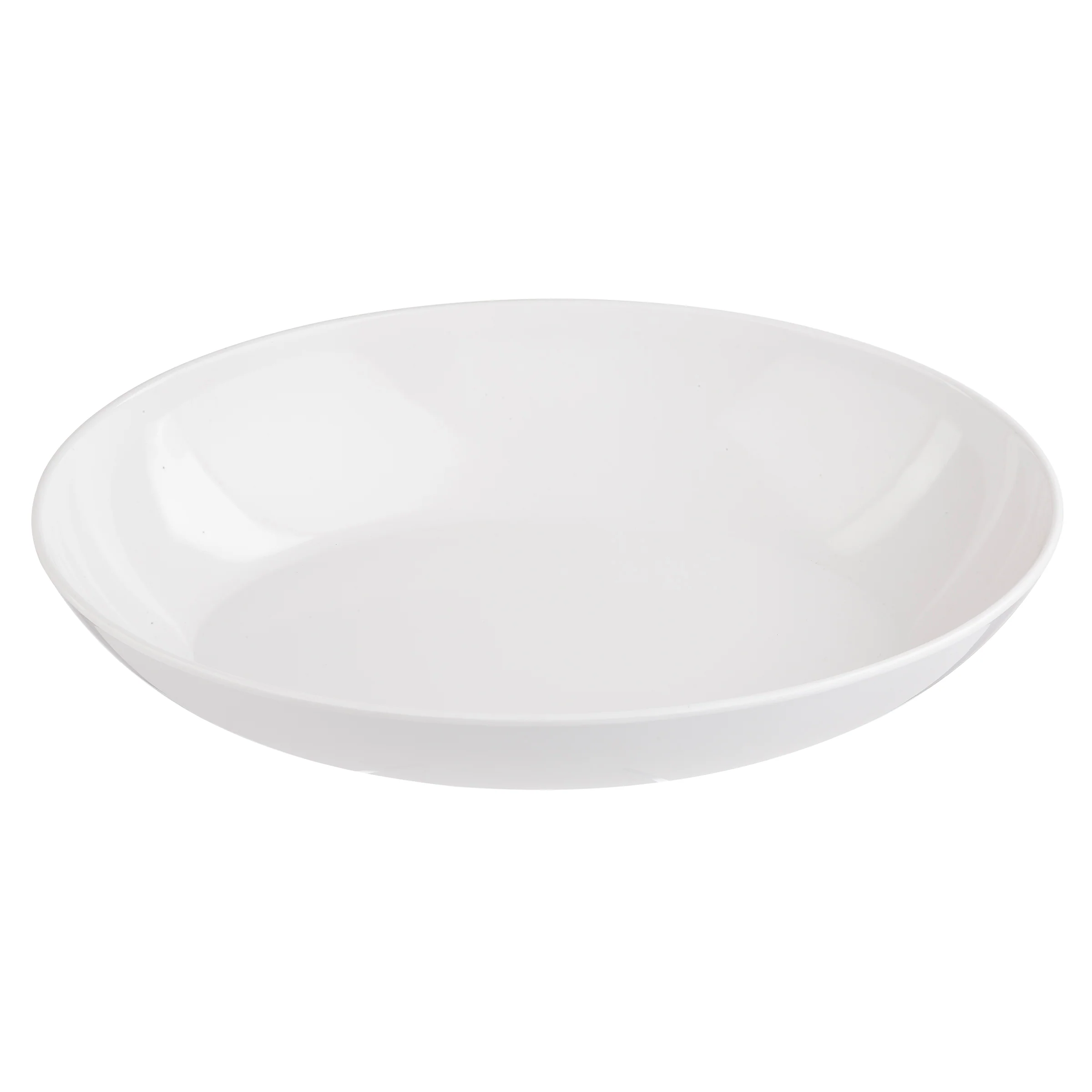 Tablecraft 1025102 144 Oz Melamine Bowl Oval White Dishwasher Safe