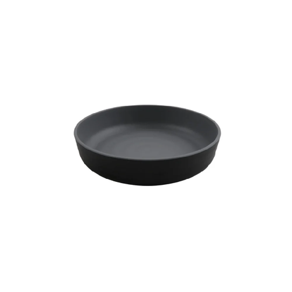 GET Enterprises RB-9-GRM/BKM 42 Oz Bowl Melamine Gray Matte Black Matte GET Enterprises RB-9-GRM/BKM 42 Oz Bowl Melamine Gray Matte Black Matte
