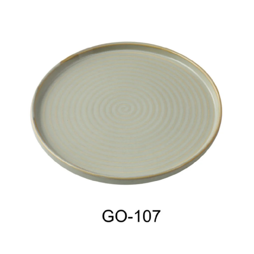 Yanco GO-107 7-1/4 Inch Round Coupe Bread and Butter Plate Porcelain