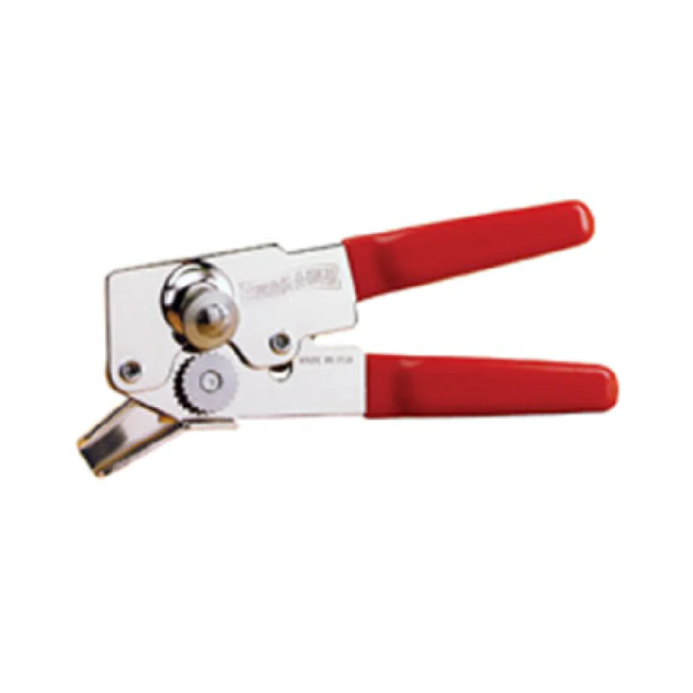 1880 Hospitality 107RD 8.63 Inch Aluminum Compact Can Opener Red