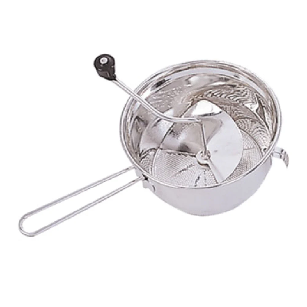 Admiral Craft FM-35 3-1/2 Qt Manual Food Mill Stainless Steel Mashes Strains Rices