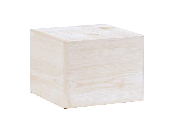 Cal Mil 22420-6-113 12 Inch Cube Display Riser White-washed Pine Wood Cal Mil 22420-6-113 12 Inch Cube Display Riser White-washed Pine Wood