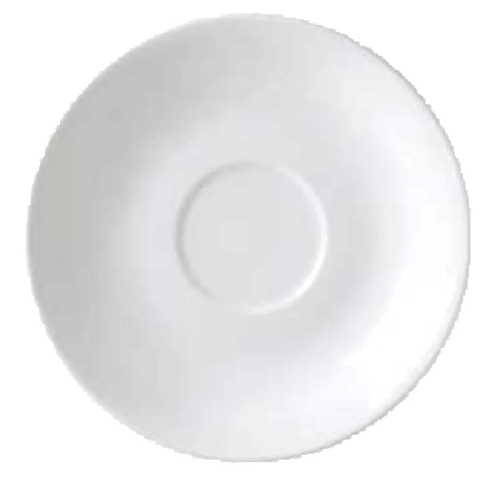 Vertex China RB-2-PNR 6 Inch Saucer Round Magnesium Reinforced Super White Vertex China RB-2-PNR 6 Inch Saucer Round Magnesium Reinforced Super White