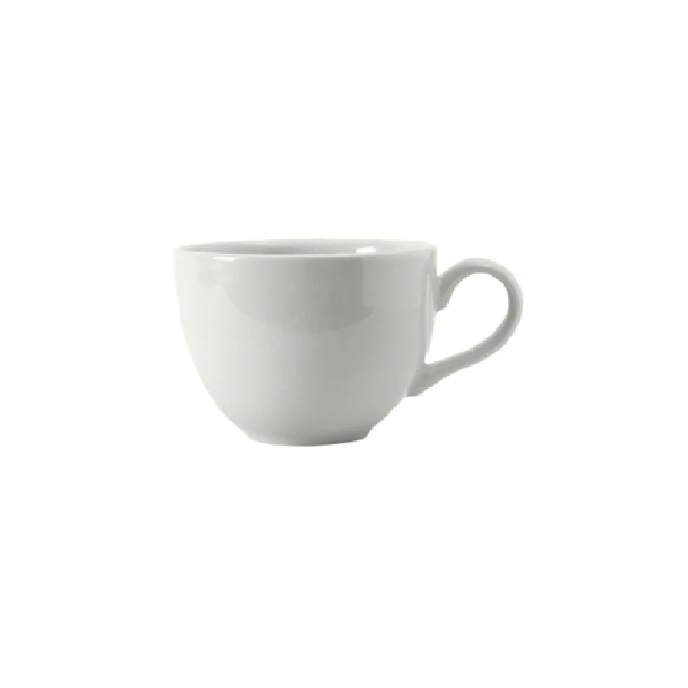 Tuxton BPF-1201 12 Oz Cappuccino Cup Porcelain Lead-Free White