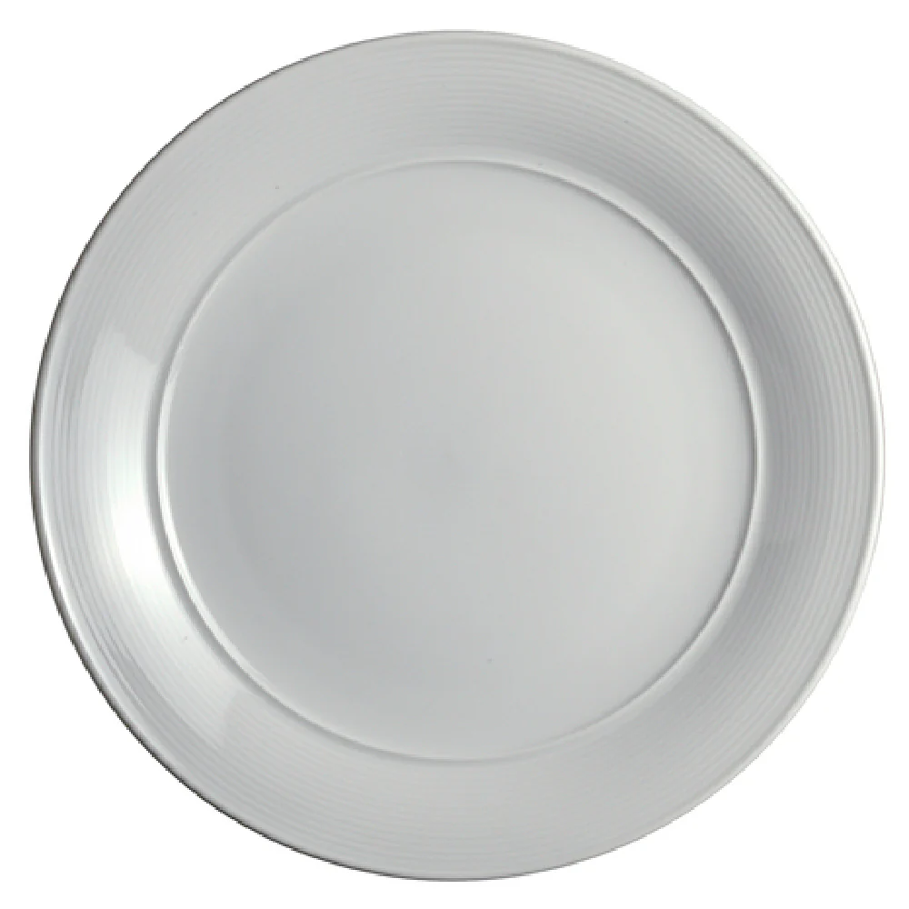 Steelite 6300P307 11.25 Inch Banquet Rim Plate Medium Rim Porcelain Cool Blue-White