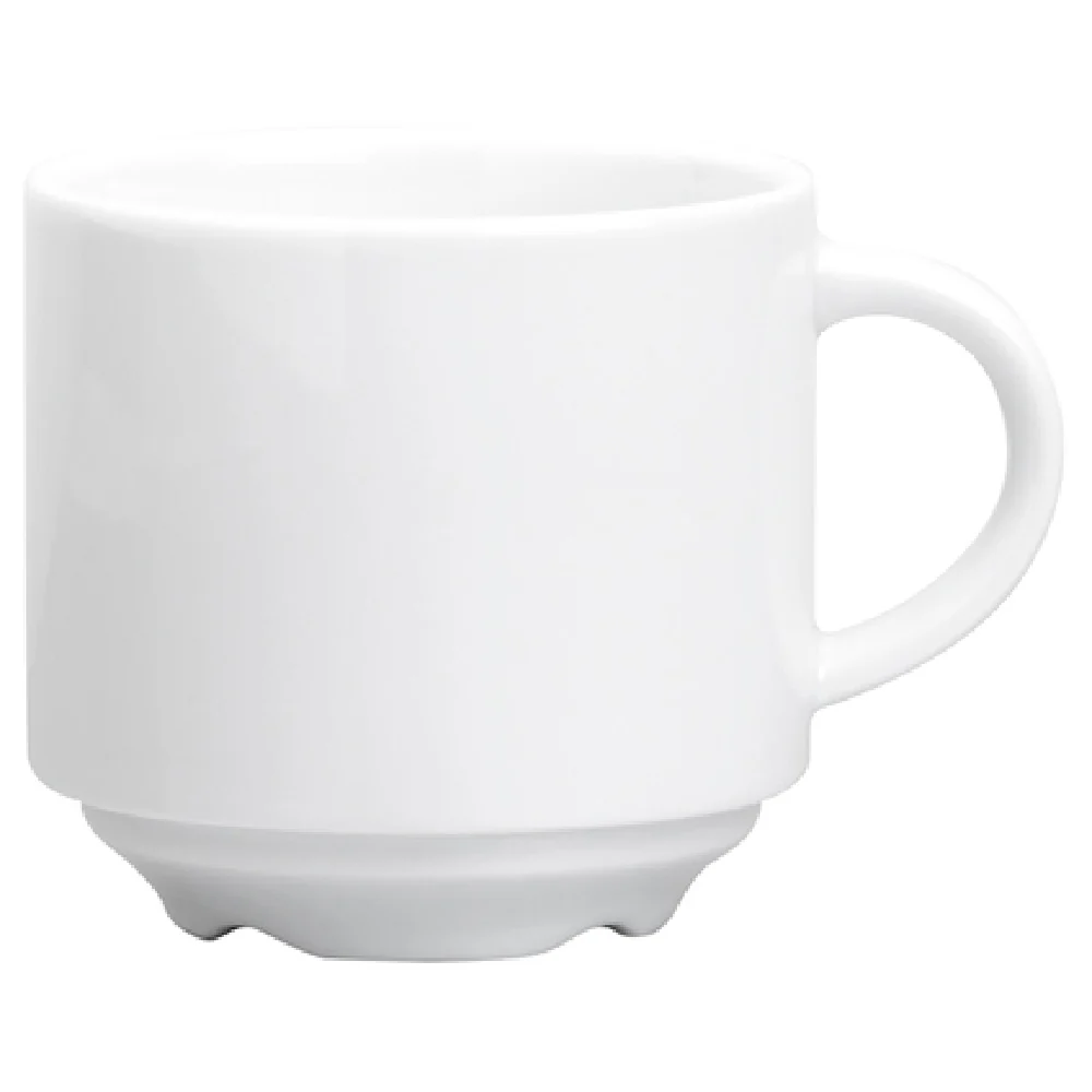Steelite 61101ST0266 9.0 Oz Stack Cup Avalon Porcelain - 3 Dozen Cases