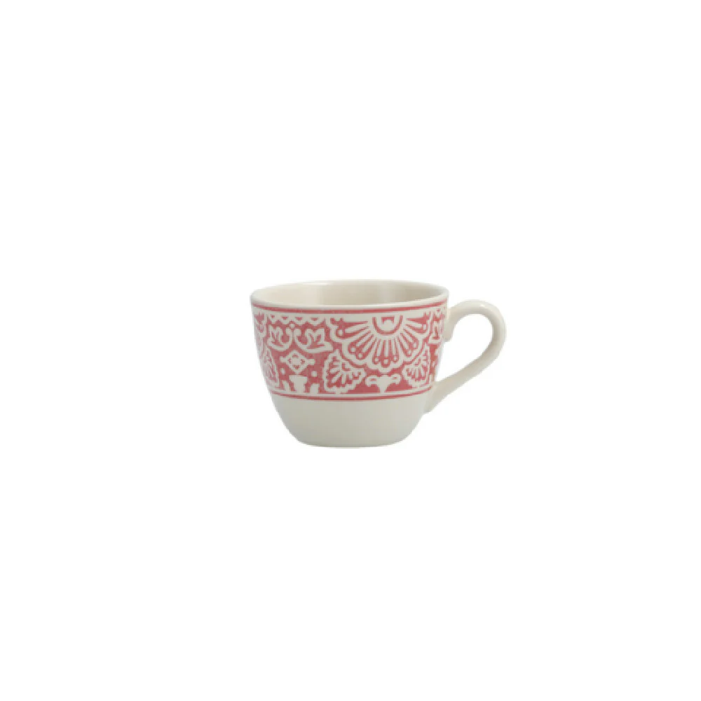 Fortessa STN.5605.10 7 Oz Havana Rose Coffee Cup Ceramic Dishwasher Safe Fortessa STN.5605.10 7 Oz Havana Rose Coffee Cup Ceramic Dishwasher Safe