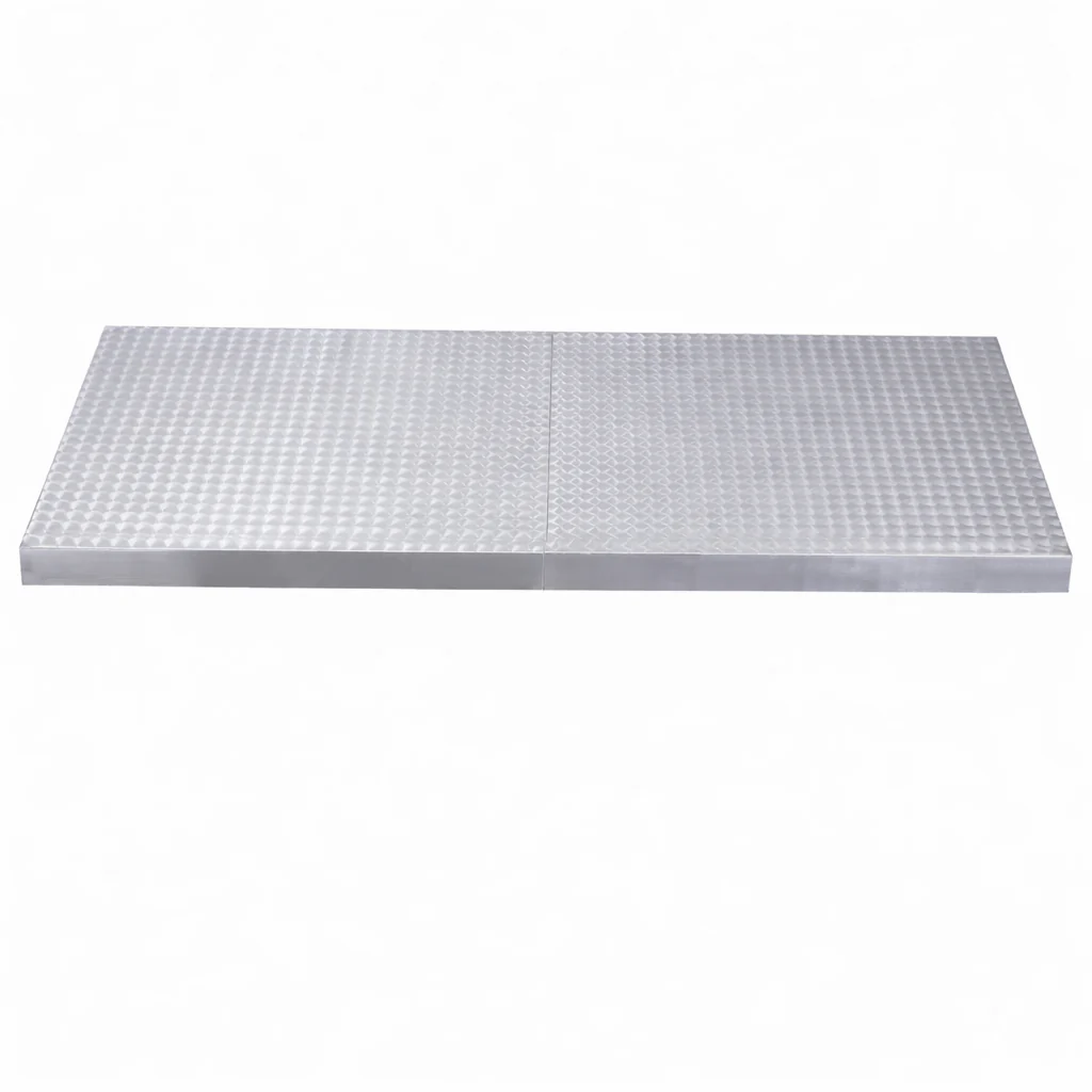 Tablecraft CW22237CSS 30 Inch Hard Top Table Cover 20 Gauge Stainless Steel Circle Swirl Finish