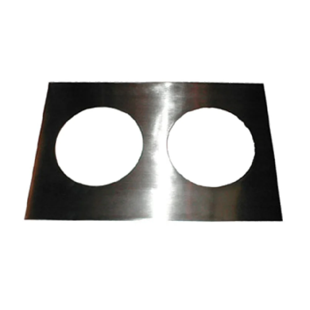 APW Wyott 14883 Stainless Steel Adapter Plate 12 Inch X 20 Inch Conversion with 2 Holes