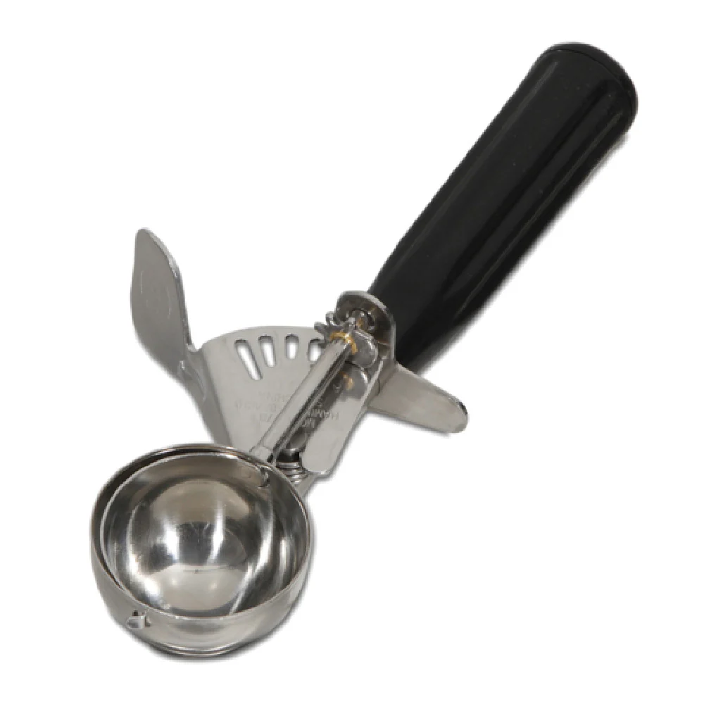 JB Prince U685 30 1-1/2 Oz Disher Standard Round Bowl Stainless Steel Black Handle JB Prince U685 30 1-1/2 Oz Disher Standard Round Bowl Stainless Steel Black Handle