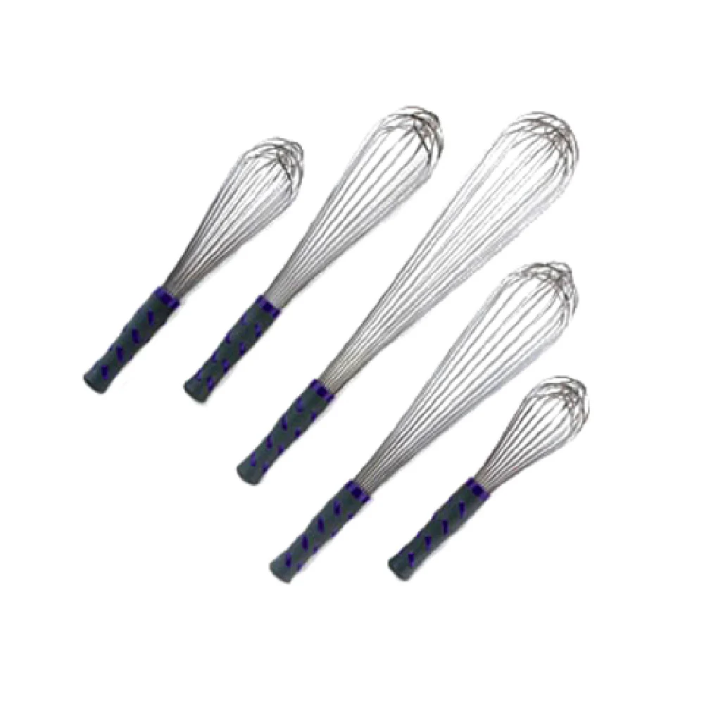 Vollrath 47003 12 Inch Piano Whip One-piece Purple Nylon Handle Stainless Steel
